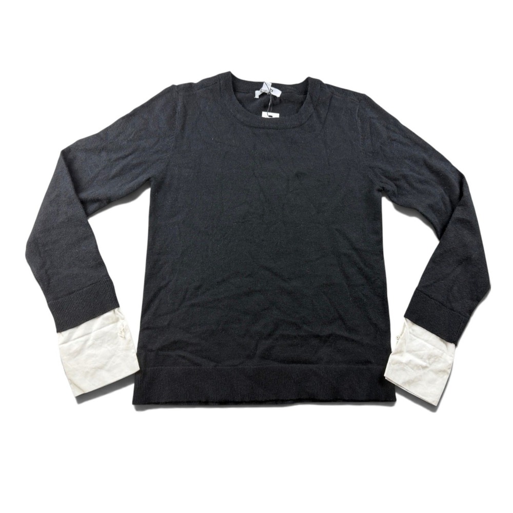NWT BB Dakota Sweater Women XS Black Off the Cuff Knit Preppy Workwear Chic